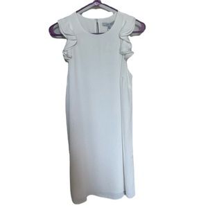 NWT NAKED ZEBRA midi dress with ruffled sleeves FROM VERSONA